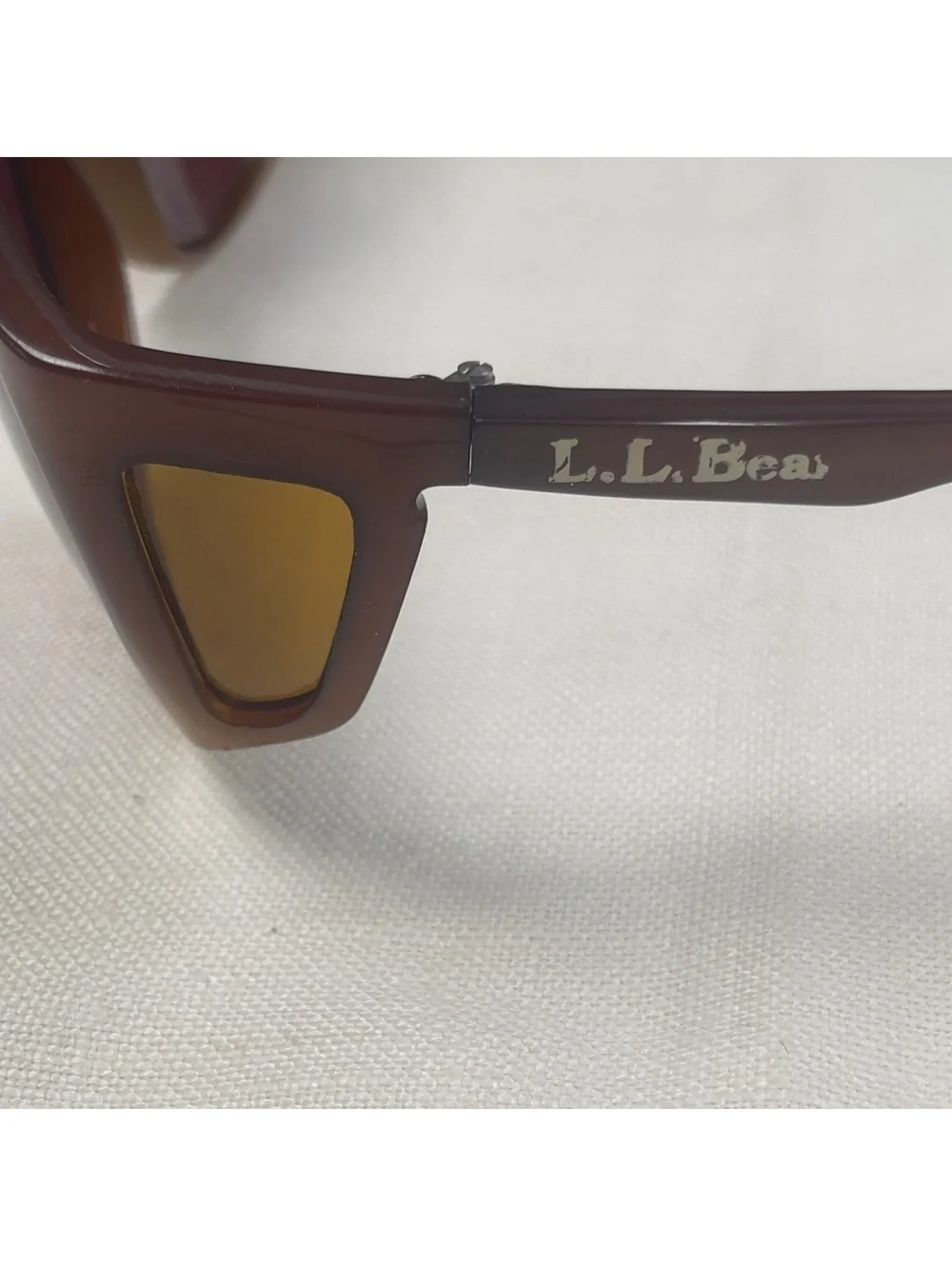 Vtg LL Bean Glacier Sunglasses Frame France 081 Brown/Plum